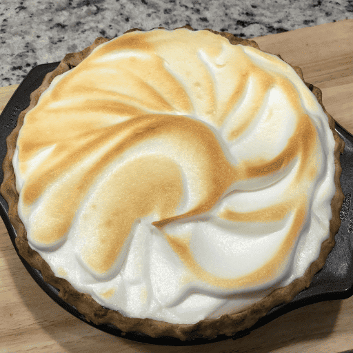 Homemade Gluten and Dairy Free Chocolate Meringue Pie