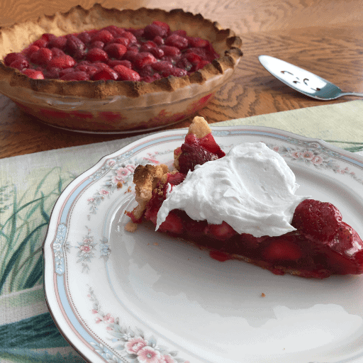 Homemade, Delicious Gluten Free Strawberry Pie