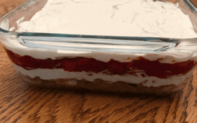 Gluten and Dairy Free Strawberry Pretzel Salad